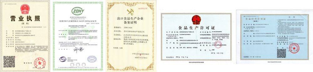 营业执照与各项资质证书